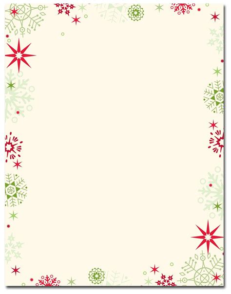 Downloadable Free Printable Christmas Stationery Paper